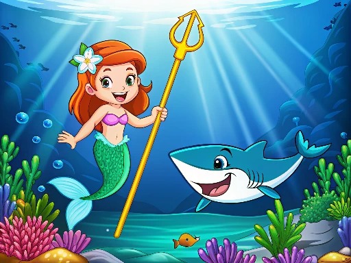 Princess vs Shark Cover